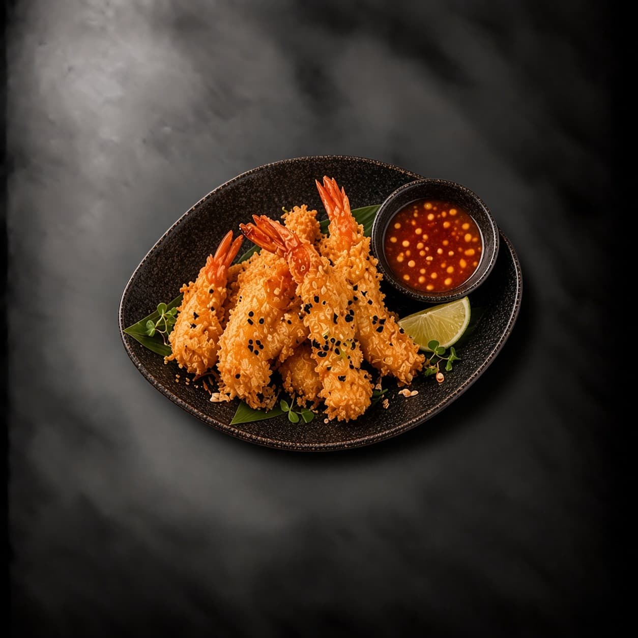 Crispy shrimps