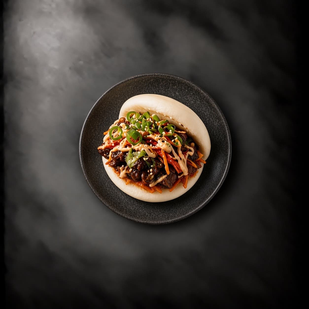 Spicy beef bao
