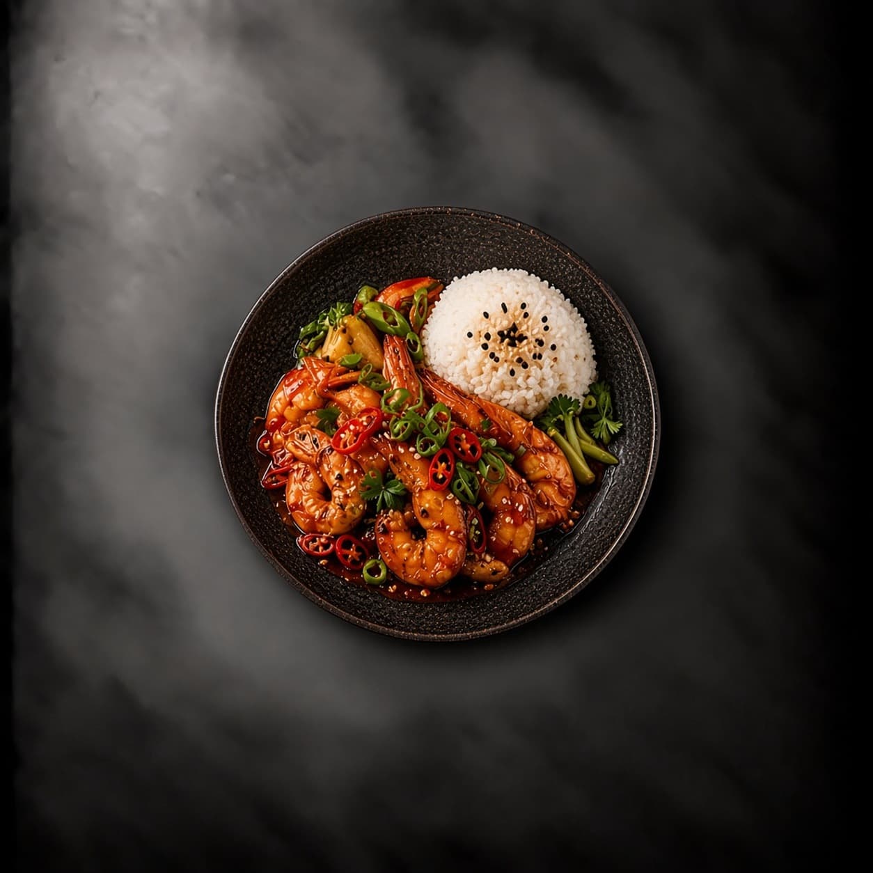 Korean Chilly Shrimps