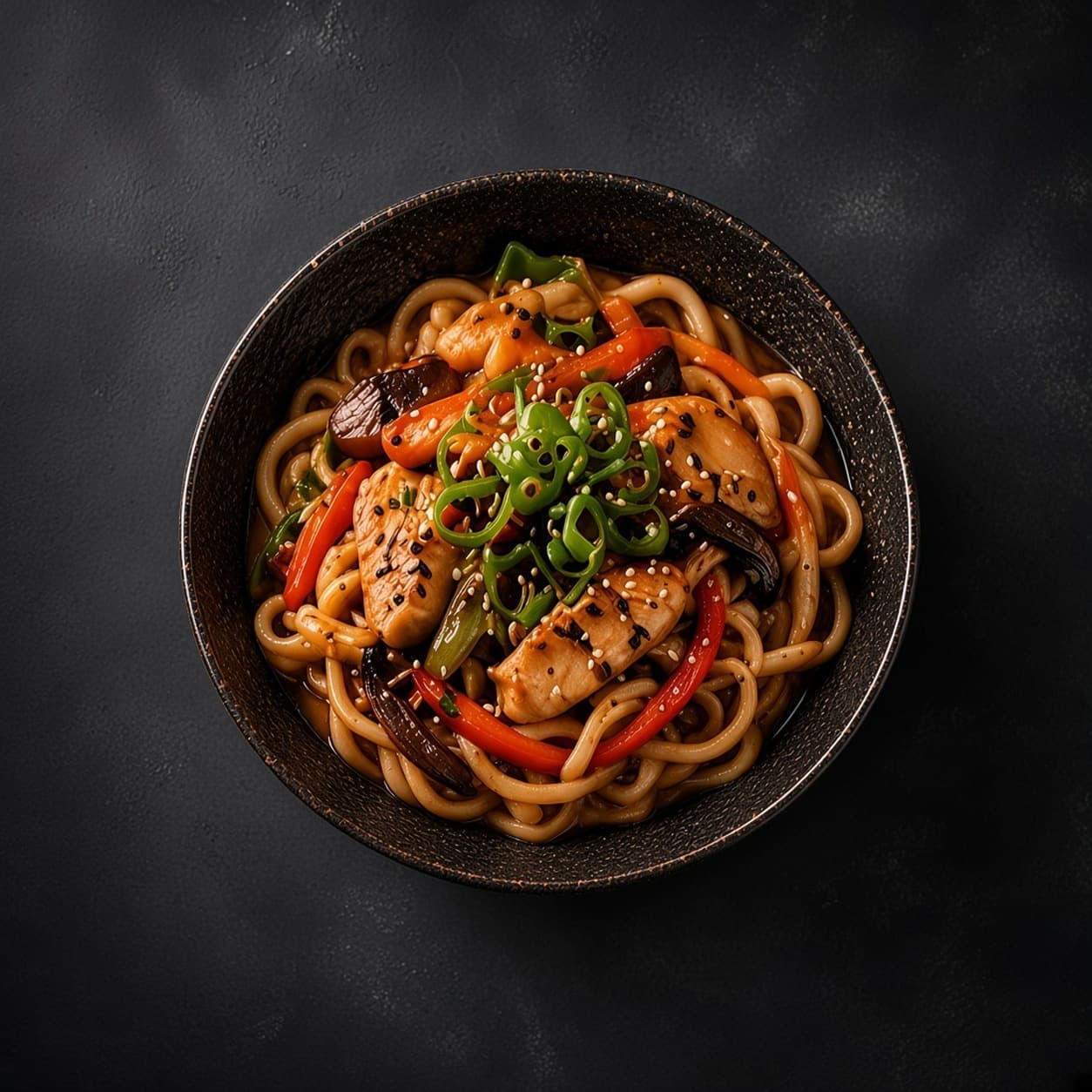 Stir-Fried Chicken Noodles