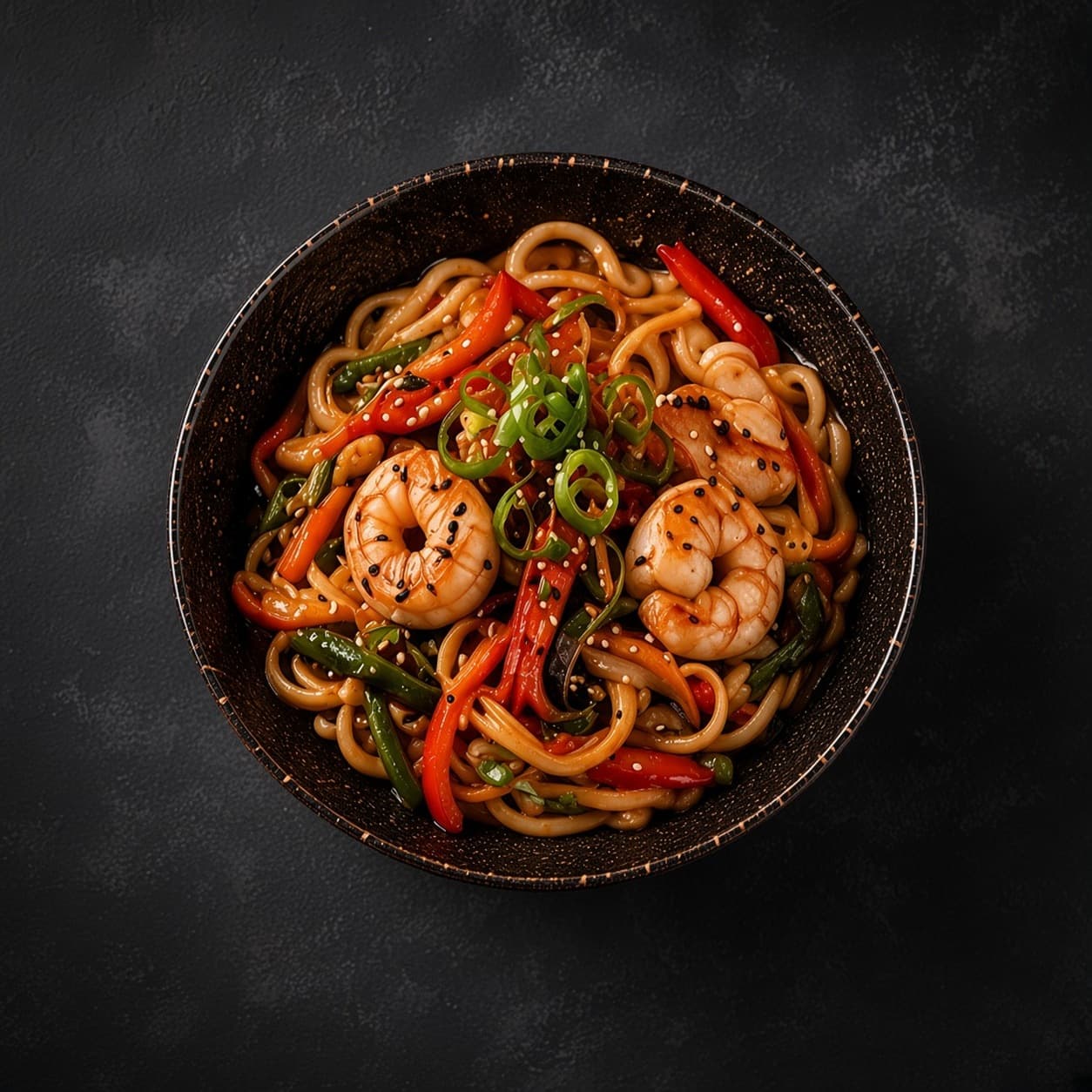 Stir-Fried Shrimp Noodles